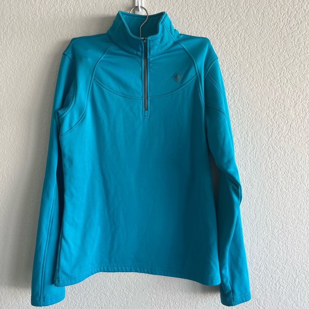 Ariat Tech Quarter Zip | Turquoise Medium | GUC